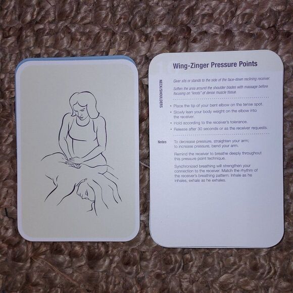 The Massage Deck 50 Soothing Techniques Cards - Picture 5 of 6